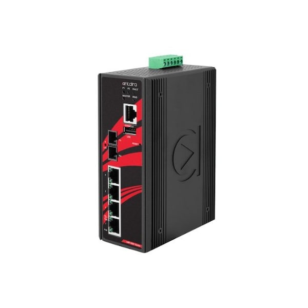 5-Port Industrial PoE+ Managed Ethernet Switches